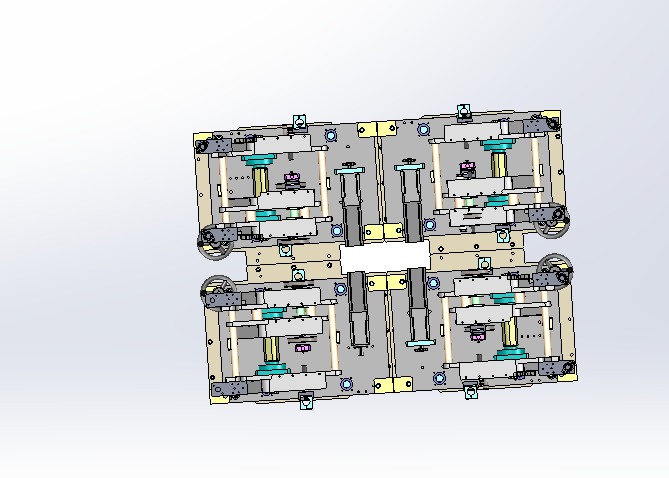 四工位动力模组标签剥离机